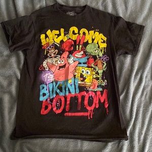 SpongeBob Black Tshirt Size Medium